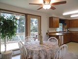 dining area door to deck